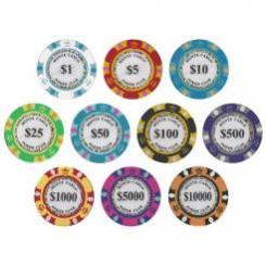 800 bulk monte carlo poker chips