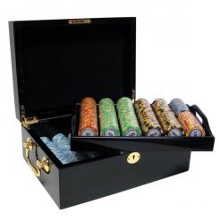 500 monte carlo chip set in a mahogany case